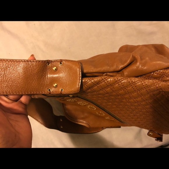 Marc Jacobs Bags Large Camel Color Marc Jacobs Leather Grommet Bag